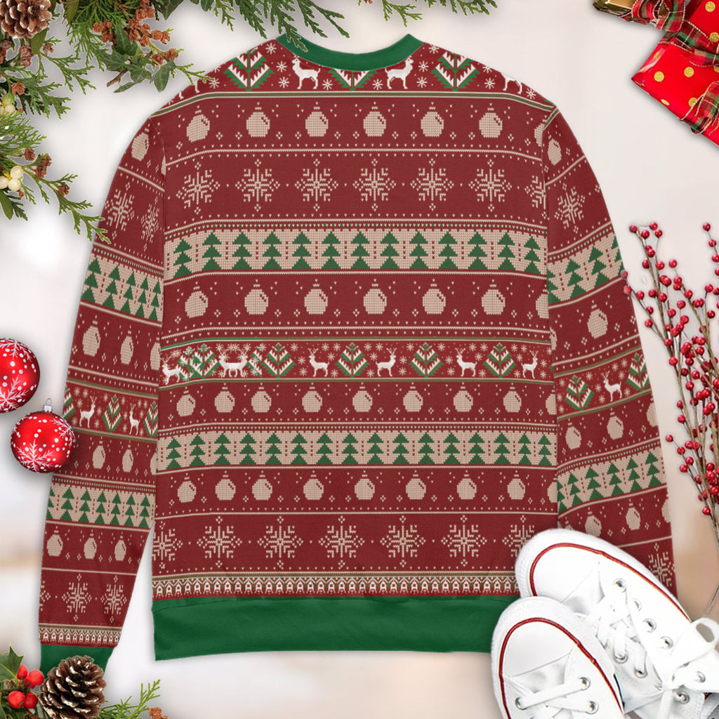 Walken In A Winter Wonderland Ugly Christmas Sweatshirt