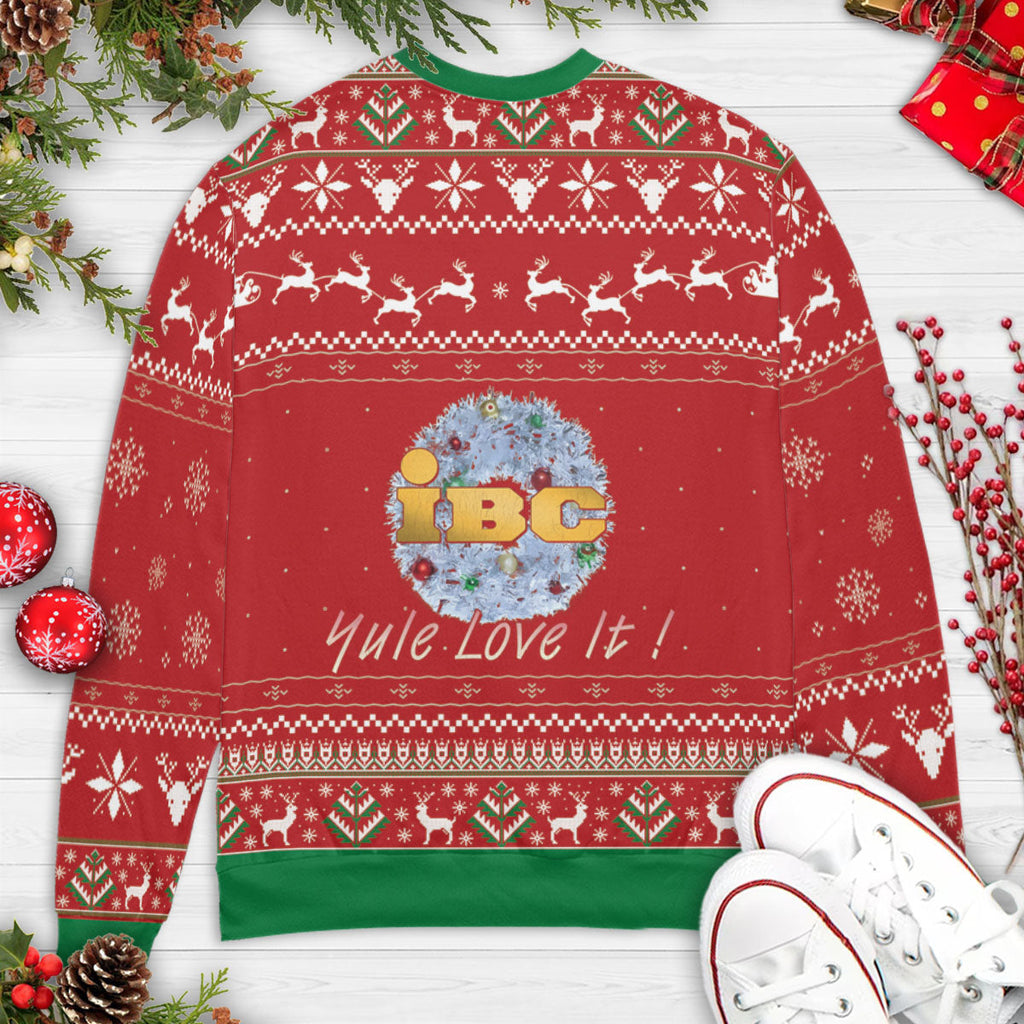 Lee Majors The Night the Reindeer Died Ugly Christmas Sweatshirt