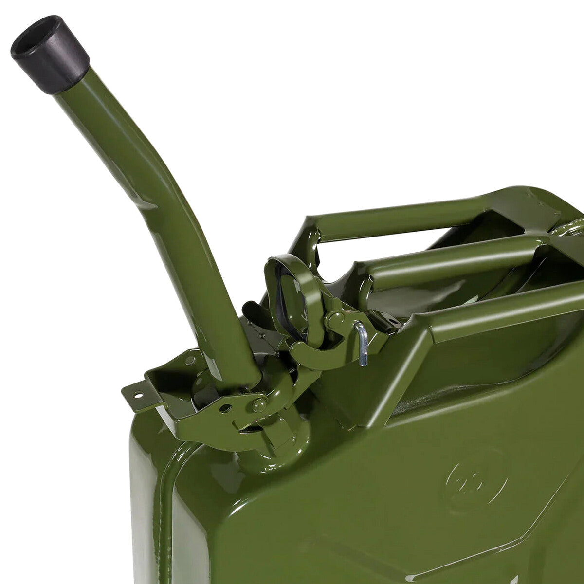 Green Steel Jerry Fuel Can - 20L (5-Gallons)