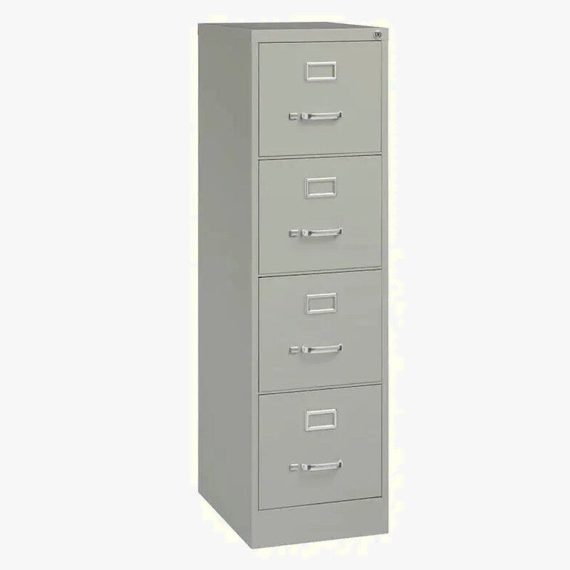 Hirsh Commercial Four-Drawer Vertical Letter File Cabinet, 22D