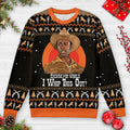Excuse Me While I Whip This Out Ugly Christmas Sweatshirt
