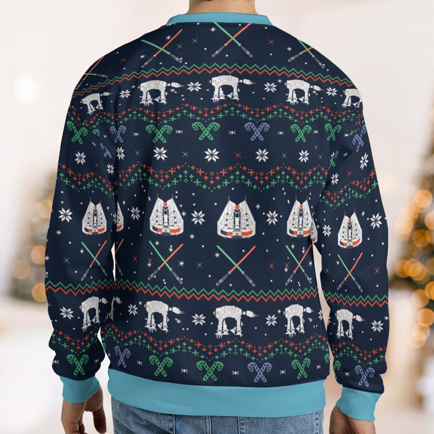 Walker In A Winter Wonderland Star Wars Ugly Christmas Sweatshirt