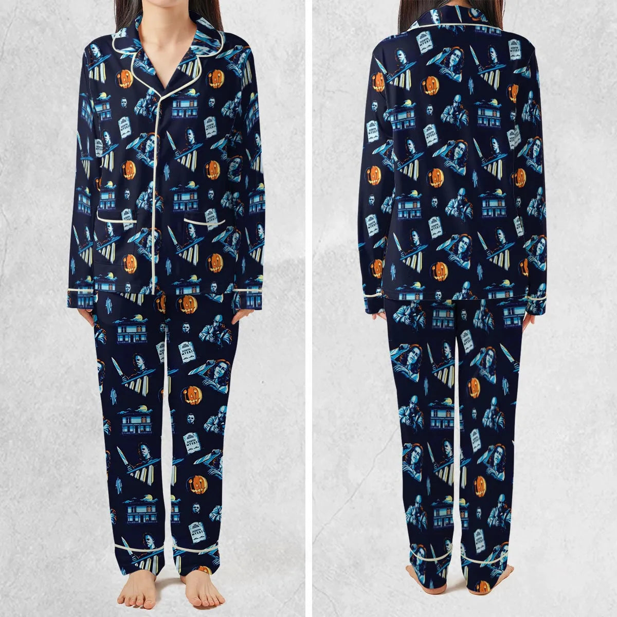 Horror Slasher Michael Myers Halloween Pajamas Set