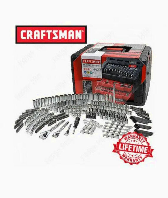 Craftsman Professional Mechanics Tool Set, 450-Piece, Black