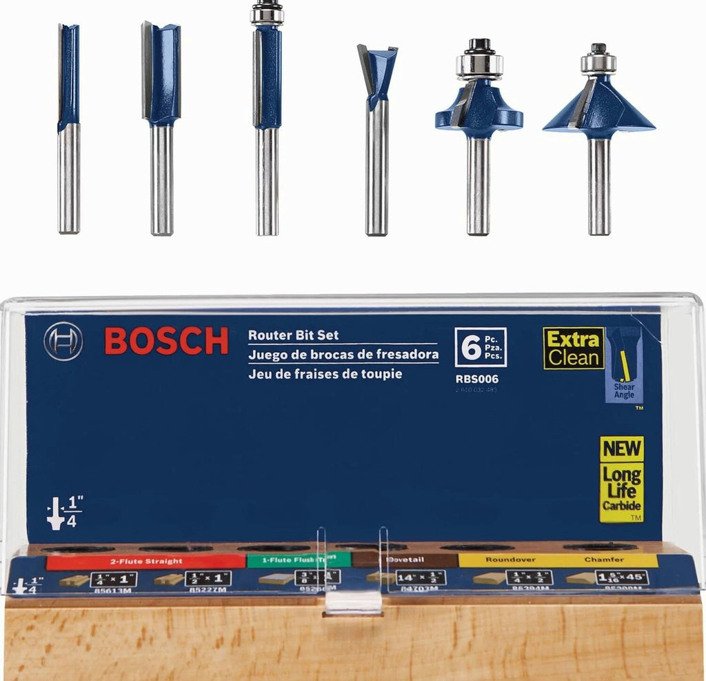 BOSCH Wood Router Tool Combo Kit, 12 Amp, 2.25 Horsepower - 1617EVSPK