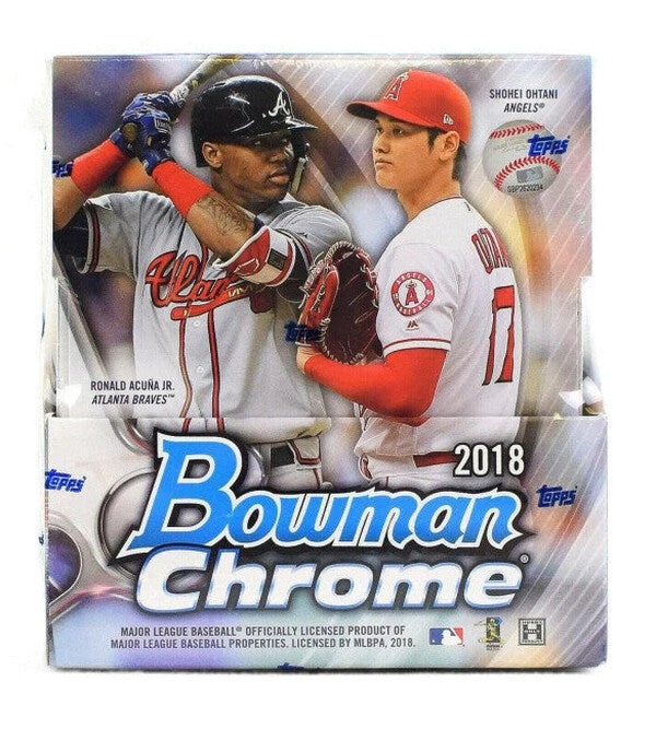 Bowman 2018 Chrome Baseball Sealed Hobby Box