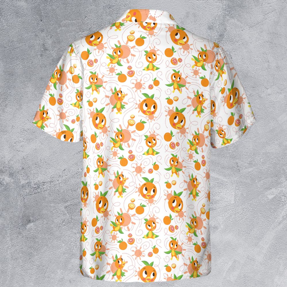 Hello Sunshine Orange Bird Button Down Shirt