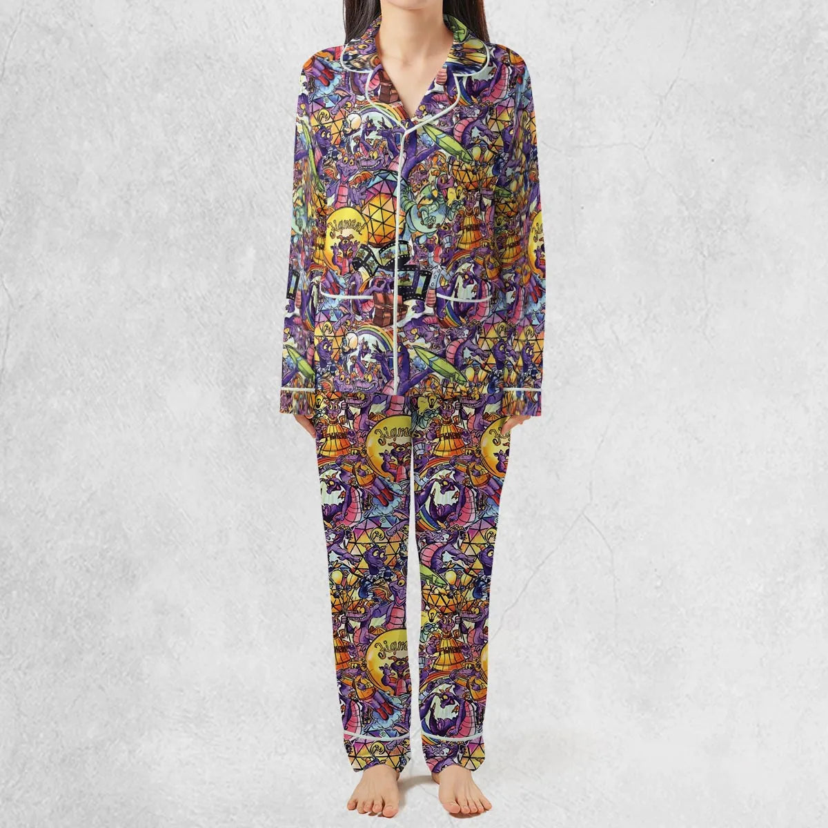 The Cute Dragon Figment Pajamas Set