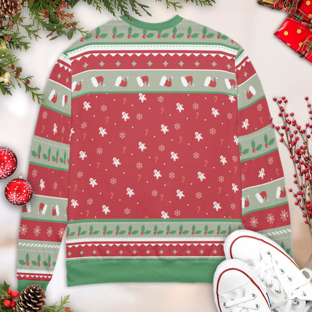 Santa's Dead Murder She Wrote Ugly Christmas Sweatshirt