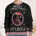 Merry Christmas Nyukka Friday Ugly Christmas Sweatshirt