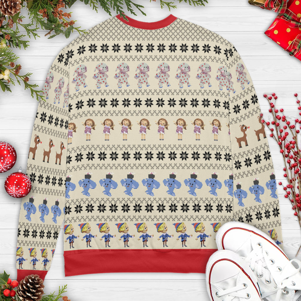 Freak Rudolph the Red Nosed Reindeer Ugly Christmas Sweatshirt