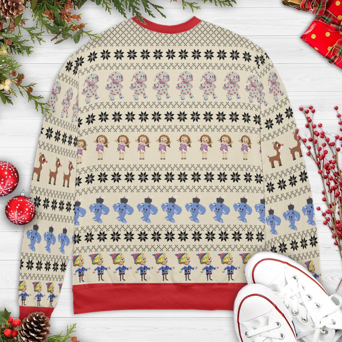 Freak Rudolph the Red Nosed Reindeer Ugly Christmas Sweatshirt