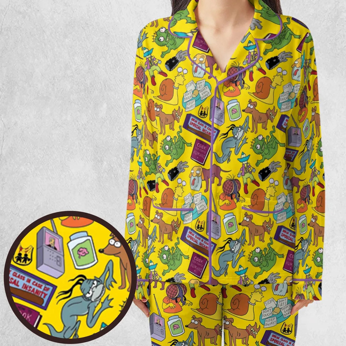 Treehouse of Horror The Simpson Pajamas Set