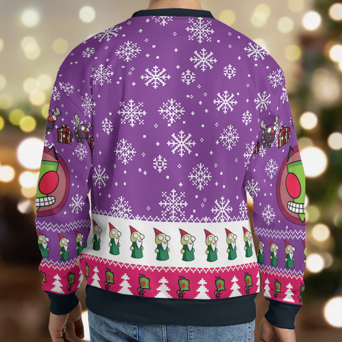 Power For Santa Invader Zim Ugly Christmas Sweatshirt