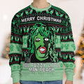 You Fuzzy Little Man Peach Ugly Christmas Sweatshirt
