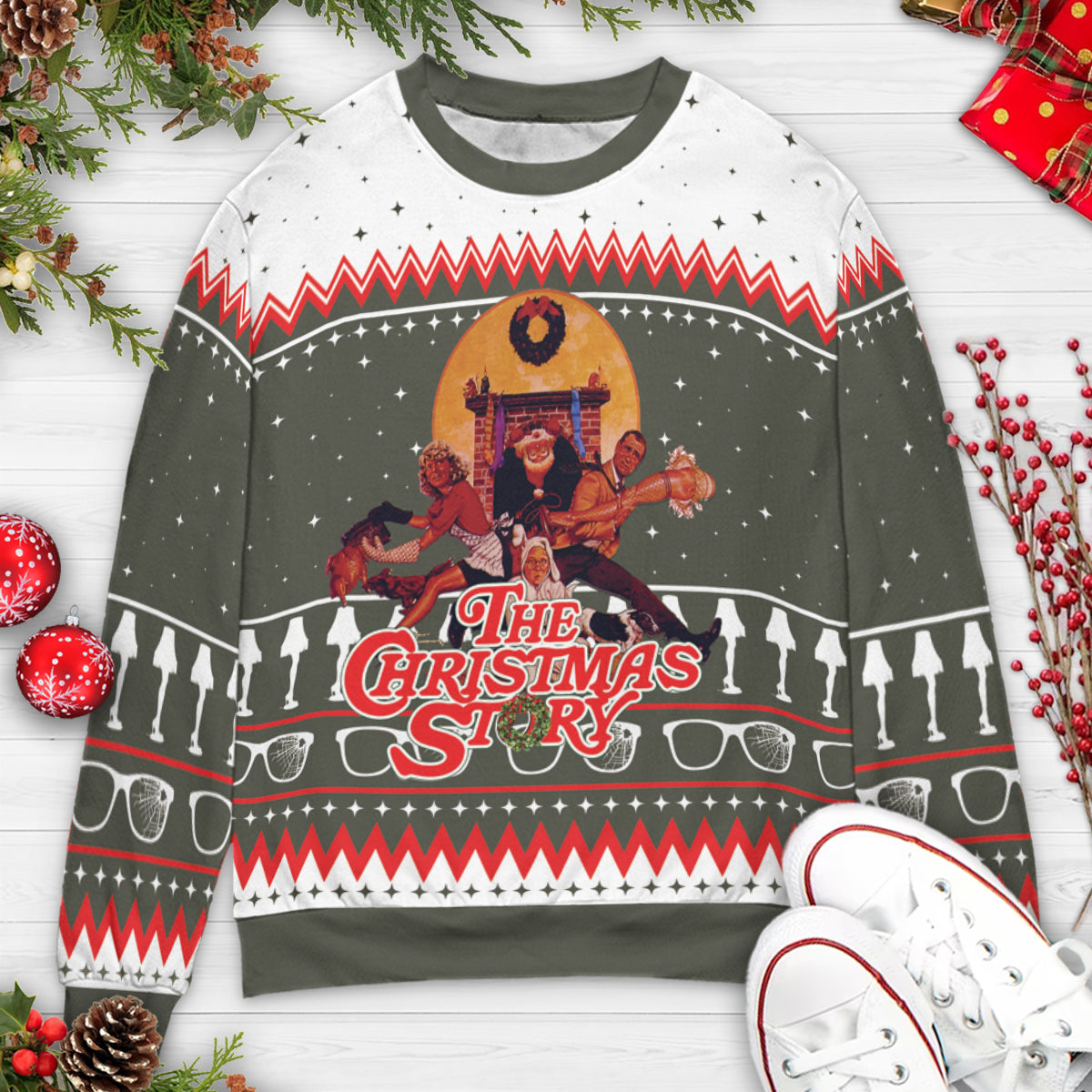 A Christmas Story Ugly Christmas Sweatshirt