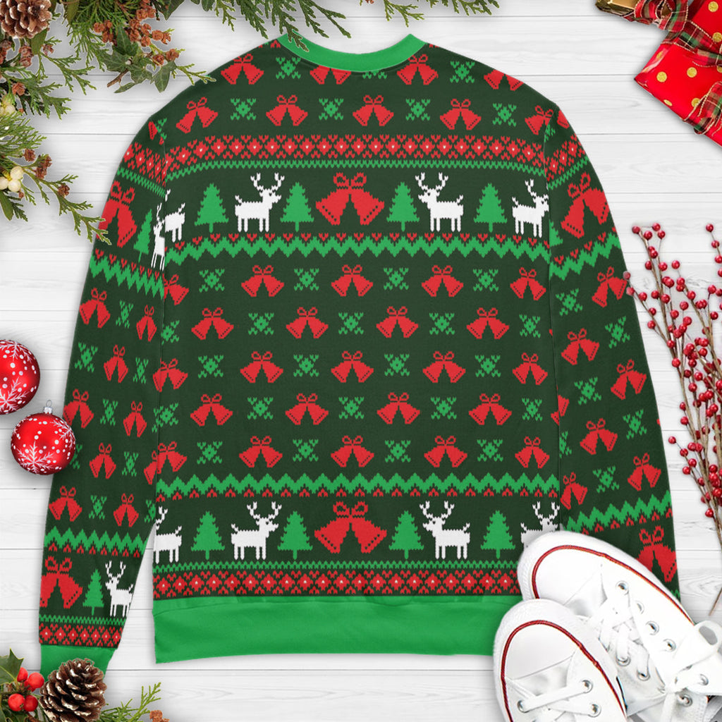 Save the Neck for Me Clark Ugly Christmas Sweatshirt