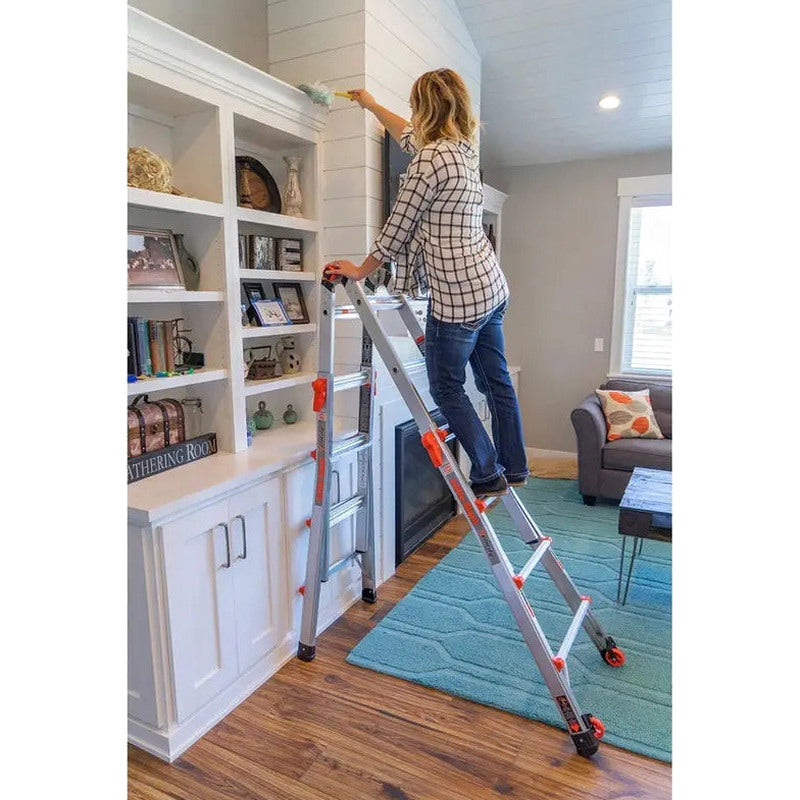 Little Giant Velocity 17-Foot Multi-Position Ladder - Type 1A Duty Rating, Aluminum Construction