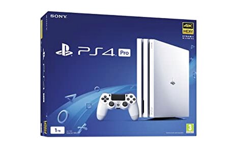 Sony PlayStation 4 Pro 1TB White 4K HDR Gaming Console - PS4 Pro