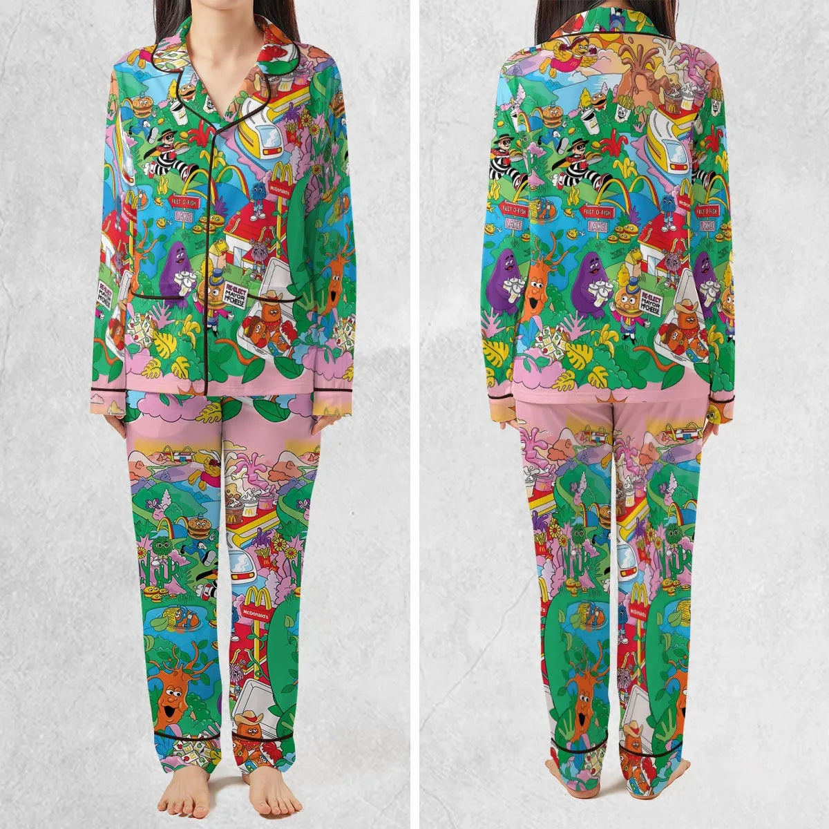Foodland Mcdonaldland Pajamas Set