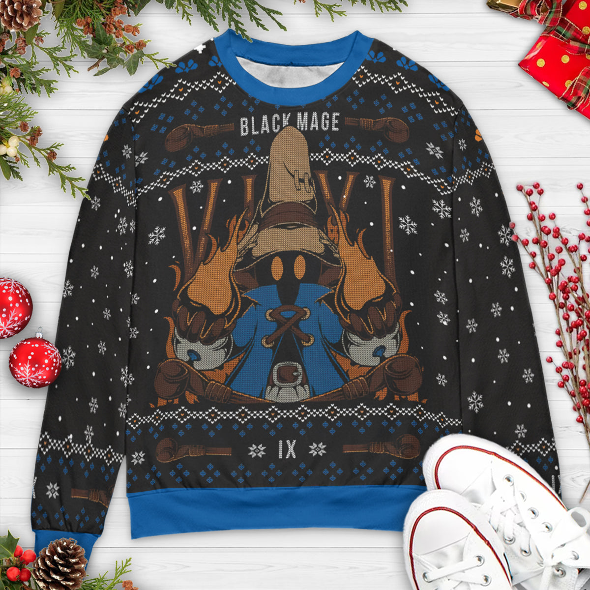 Vivi Ornitier Final Fantasy Ugly Christmas Sweatshirt