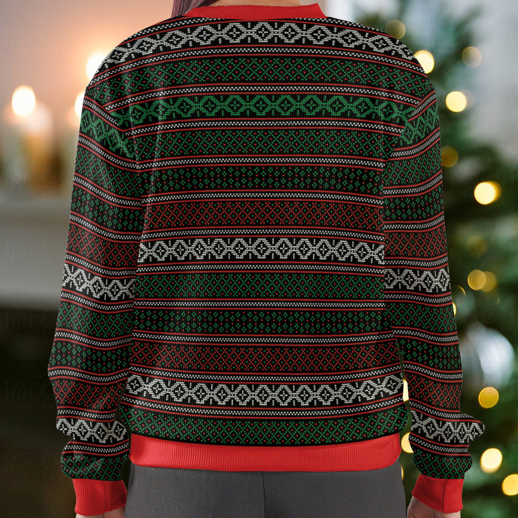Fat Guy In A Little Coat Ugly Christmas Sweatshirt
