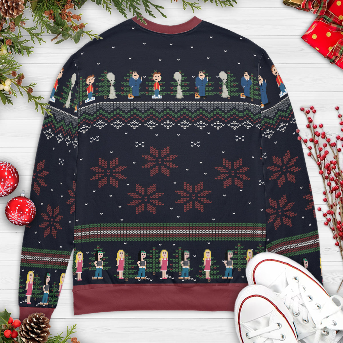 That's Punch American Dad Ugly Christmas Sweatshirt