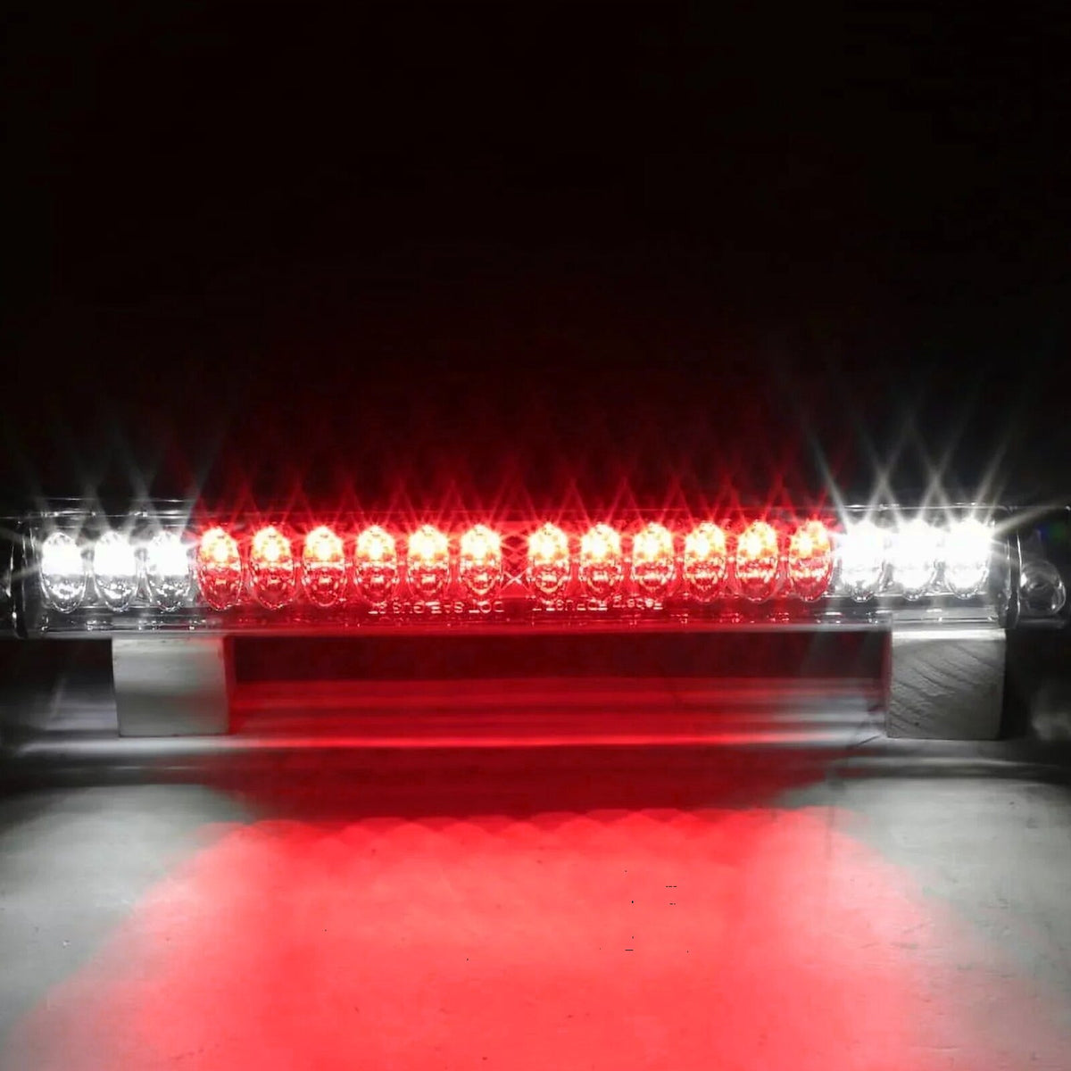 Spec-D Tuning Black LED Strip Projector Headlights With 6-LED Fog Lamps - Ford F150 Flareside 1997-2003, 04 Heritage