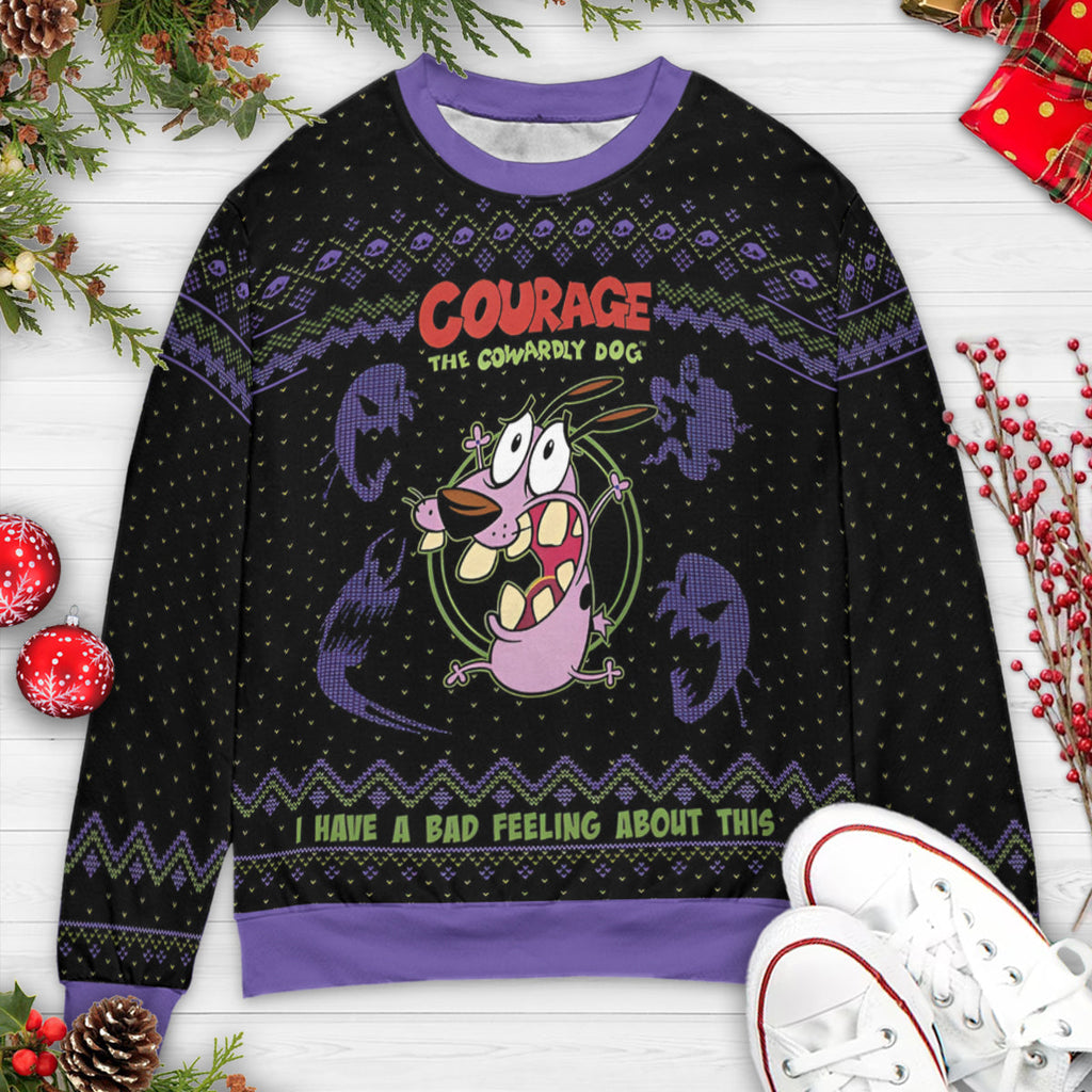 Bad Feeling About This Ugly Christmas Sweatshirt