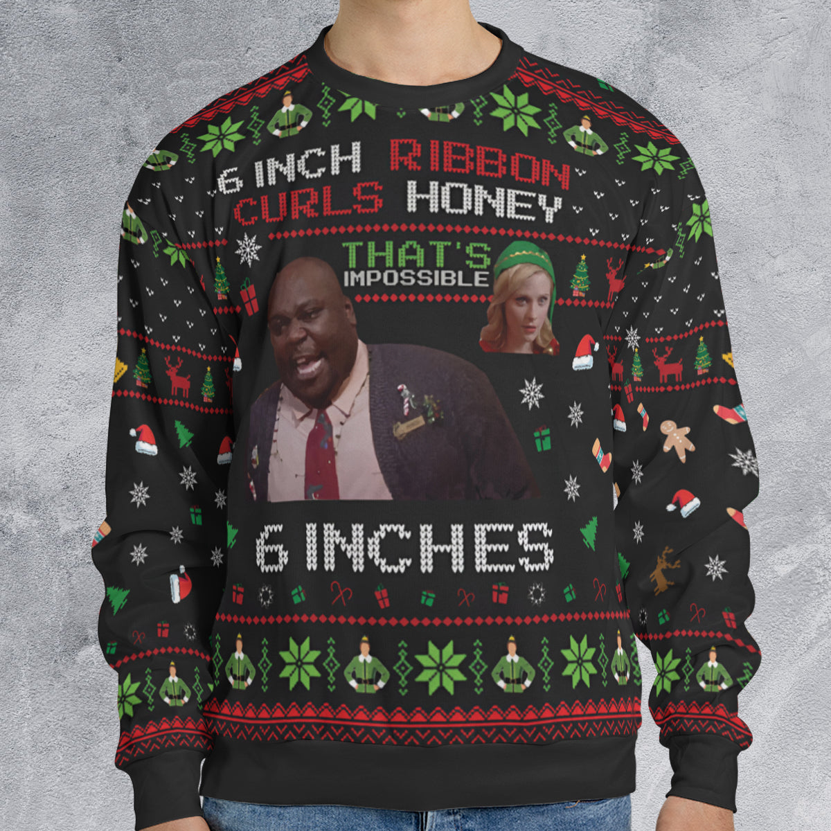 6 inches Ugly Christmas Sweatshirt
