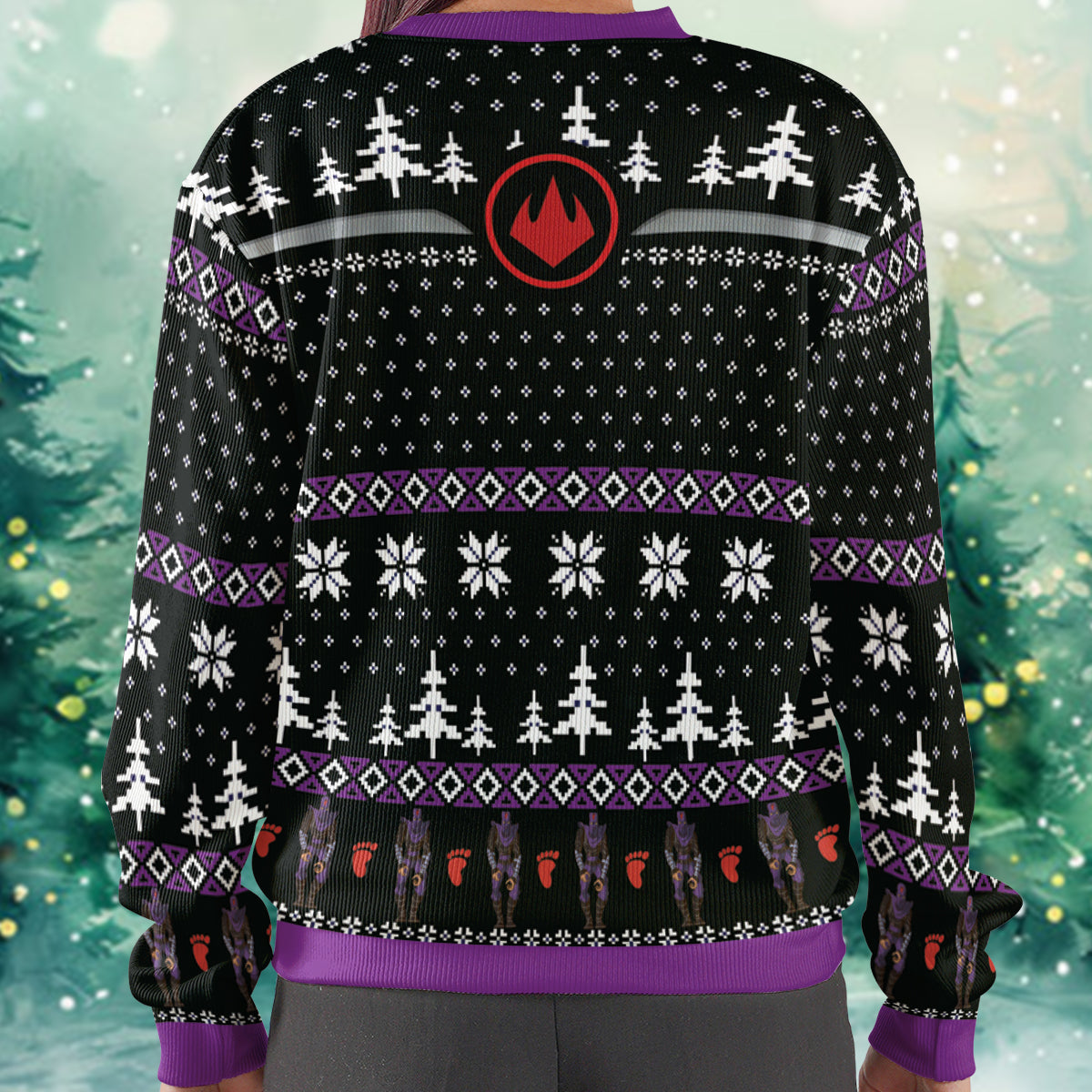 Ninja Squad Ugly Christmas Sweatshirt