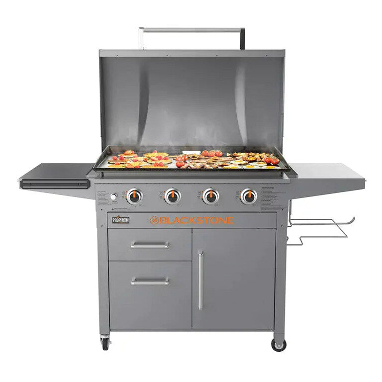 Blackstone ProSeries 4-Burner 36-Inch Griddle Cooking Station With Hood