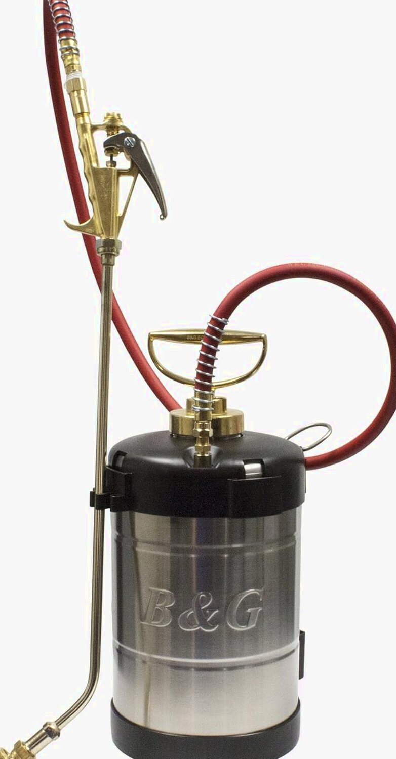B&G 1 Gal Stainless Steel Sprayer With 18 inch Multeejet Tip - DS9220