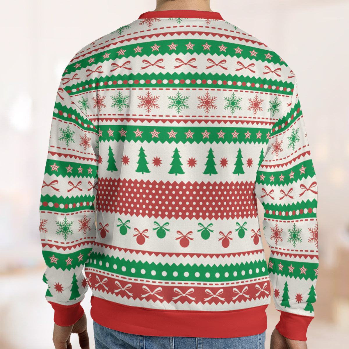 Christmas Wigtastic Ugly Christmas Sweatshirt
