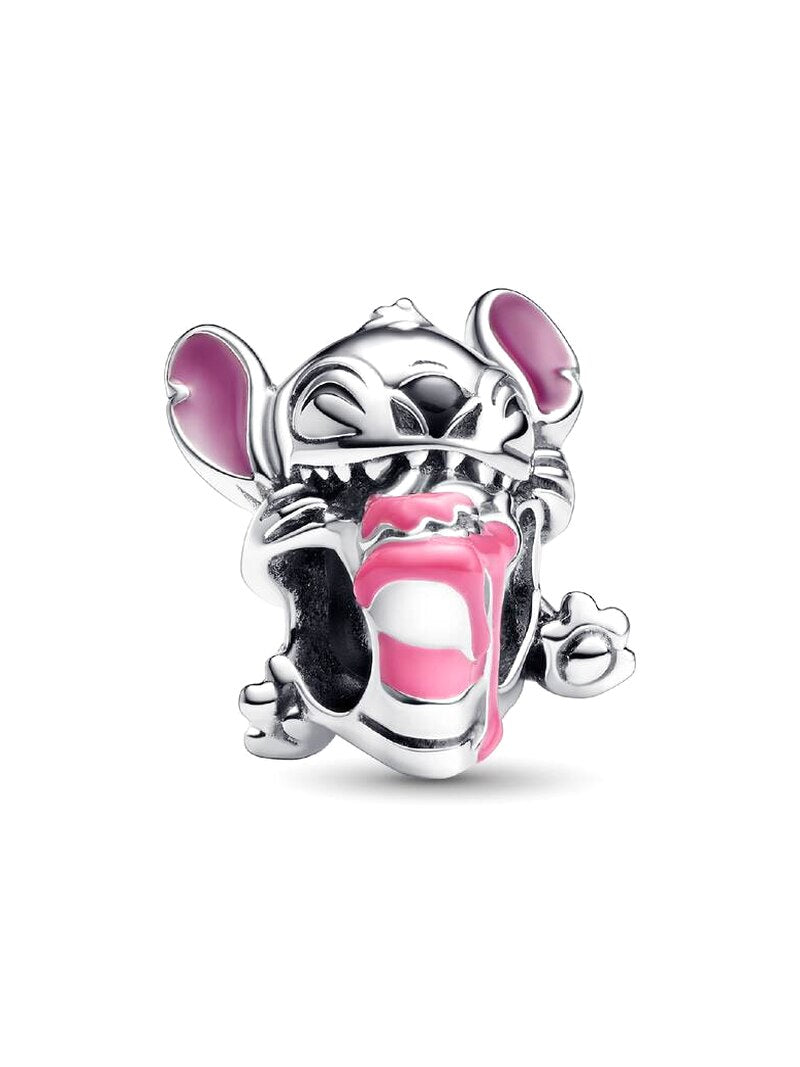 Colorful Alien Character Sterling Silver Charm Set