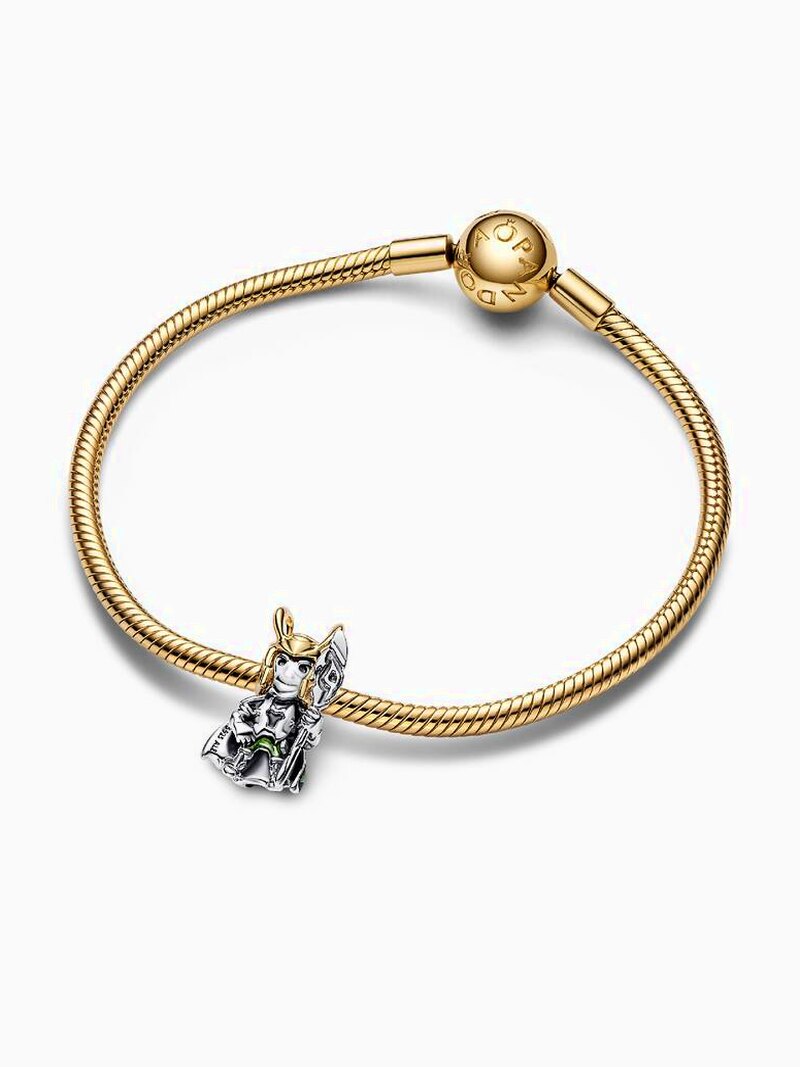 Horned Character Enamel Charm