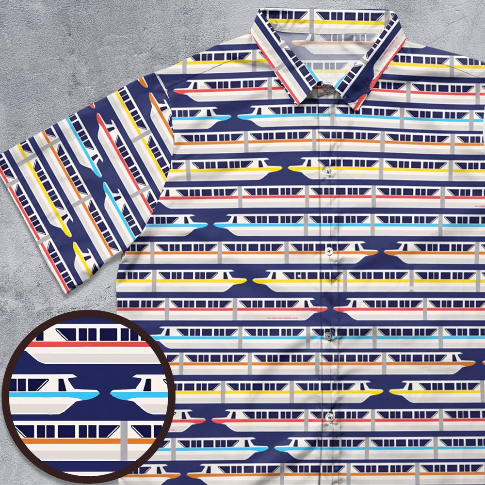 Multicolor Monorails Button Down Shirt