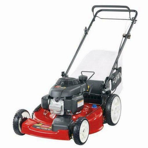 Toro Self-Propelled Gas Lawn Mower, 22 in Steel Deck, Honda Engine, 11 in Rear Wheels