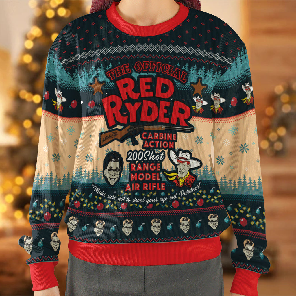 Red Ryder A Christmas Story Ugly Christmas Sweatshirt