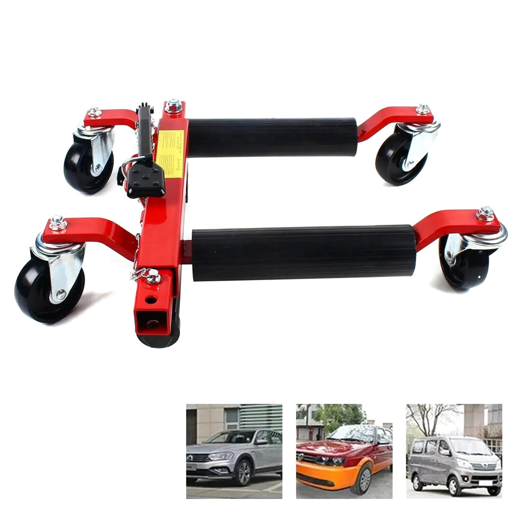 Hydraulic Positioning Car Wheel Dolly Jack Lift, 1500lb, A3 Steel And PVC