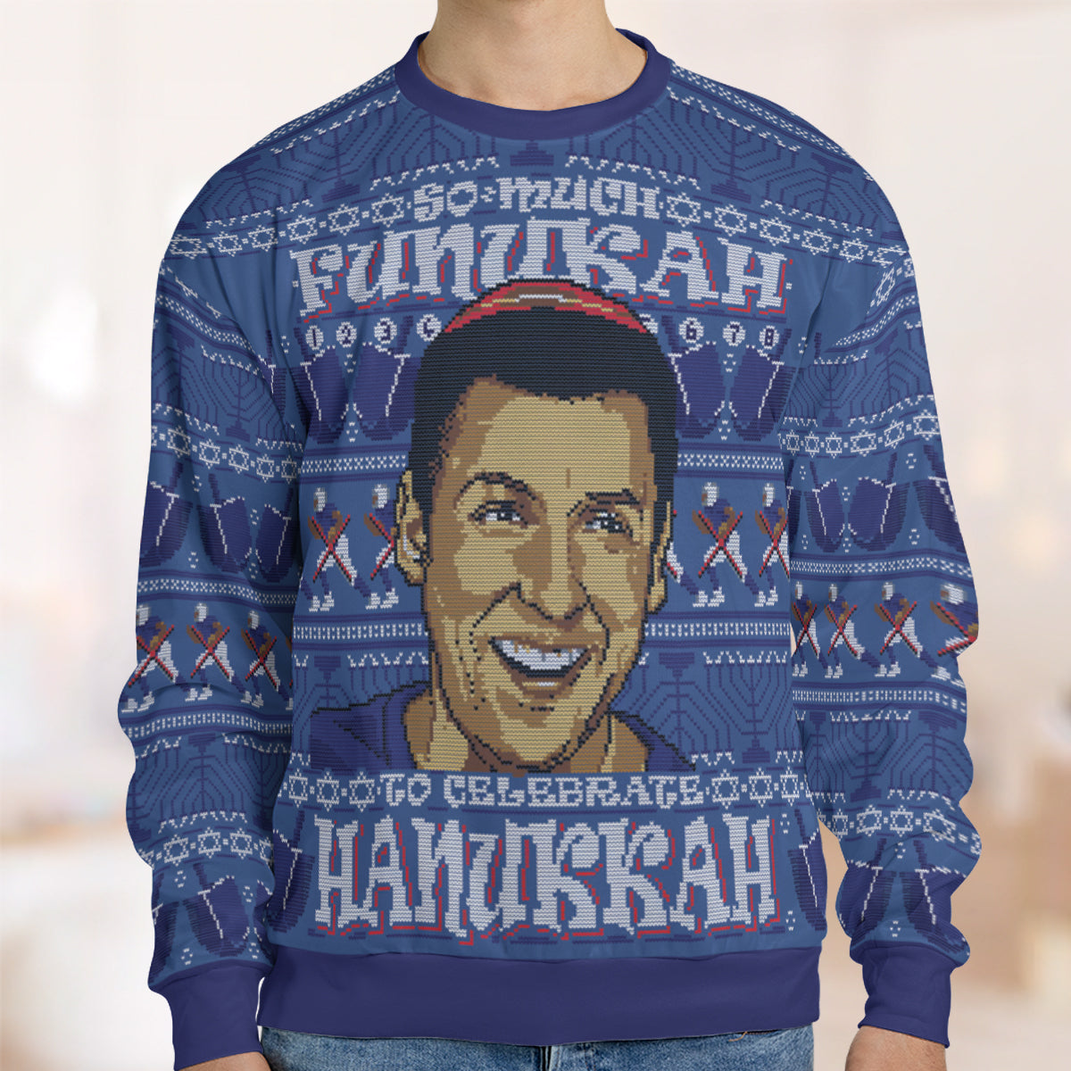 So Much Funukah Ugly Christmas Sweatshirt