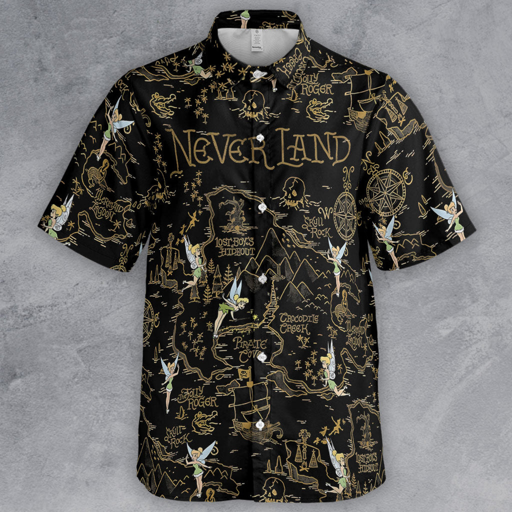 Finding Neverland Tinker Bell Button Down Shirt