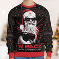 I'm Back Terminator Christmas Ugly Christmas Sweatshirt