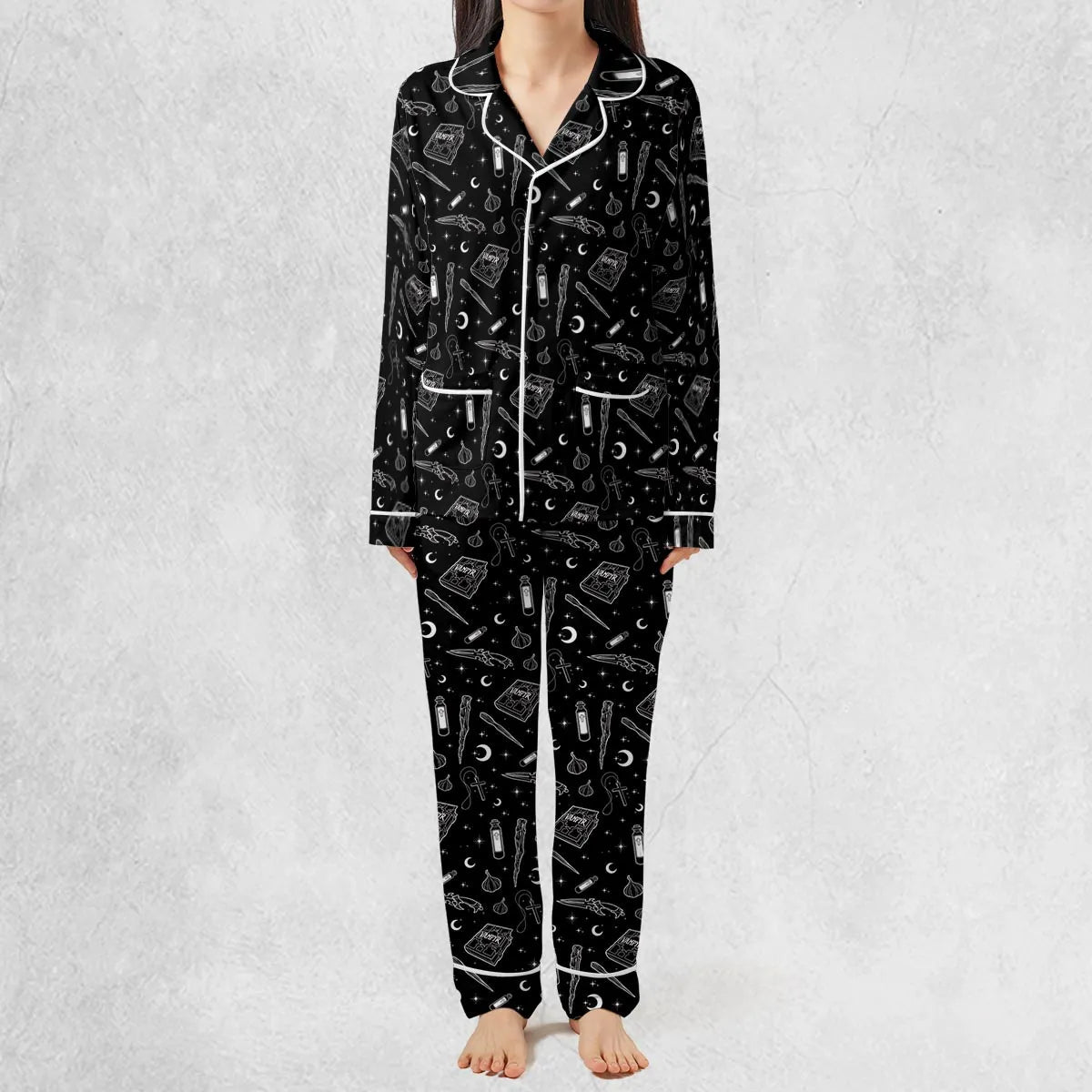 Buffy The Vampire Slayer Items Pattern Pajamas Set