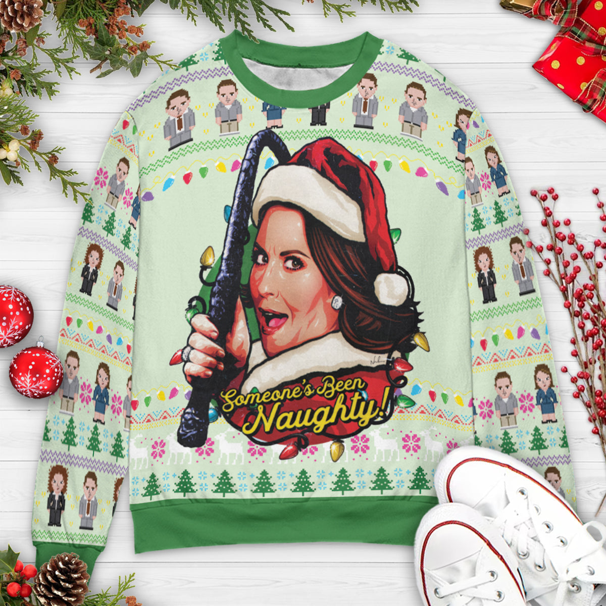 Someone's Been Naughty! Ugly Christmas Sweatshirt
