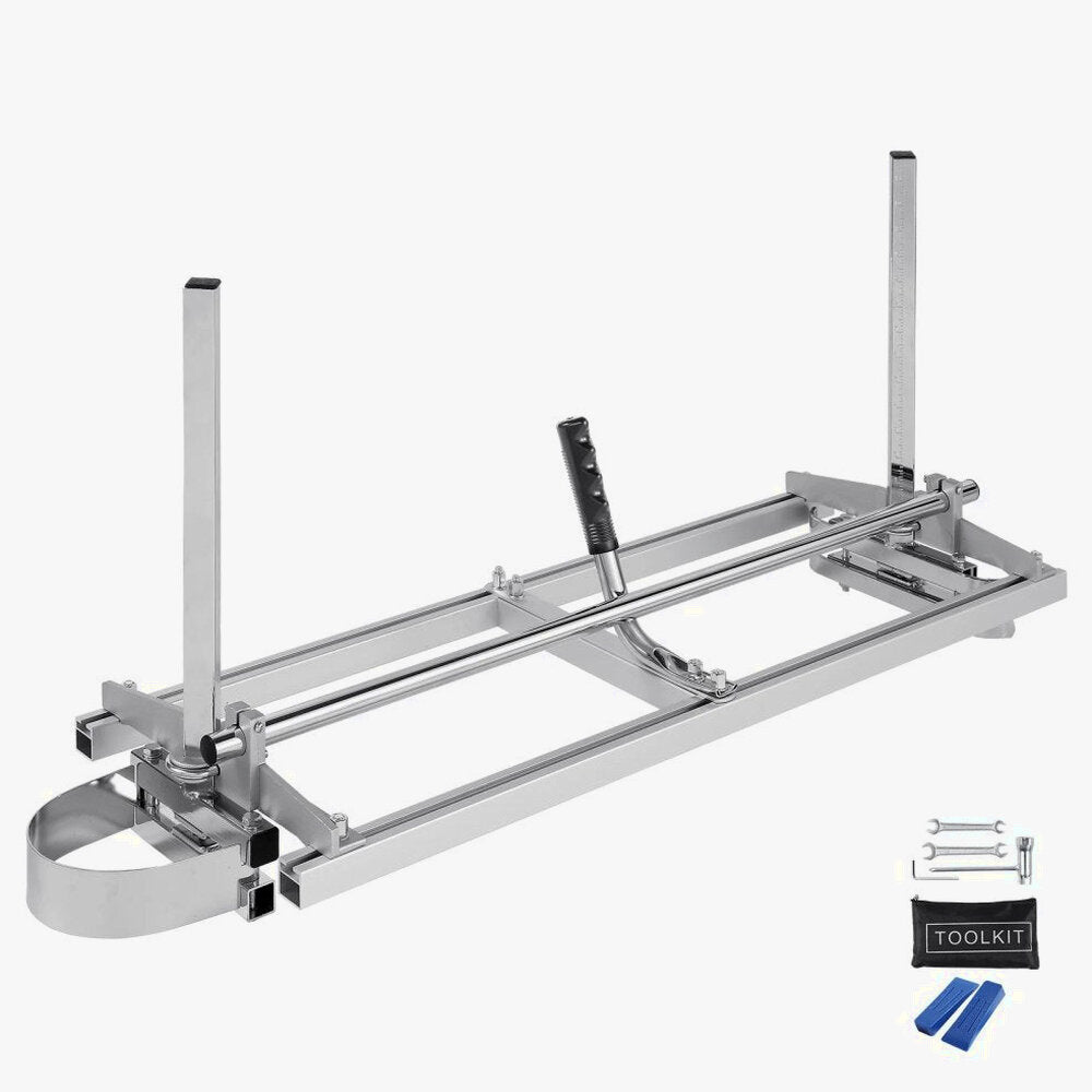 VEVOR Chainsaw Mill, Galvanized Steel, 14-36 in Guide Bar, 0.2-11.81 in Cutting Thickness