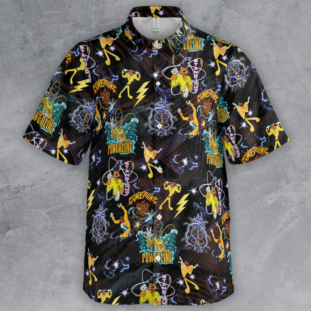 Powerline Concert A Goofy Movie Button Down Shirt