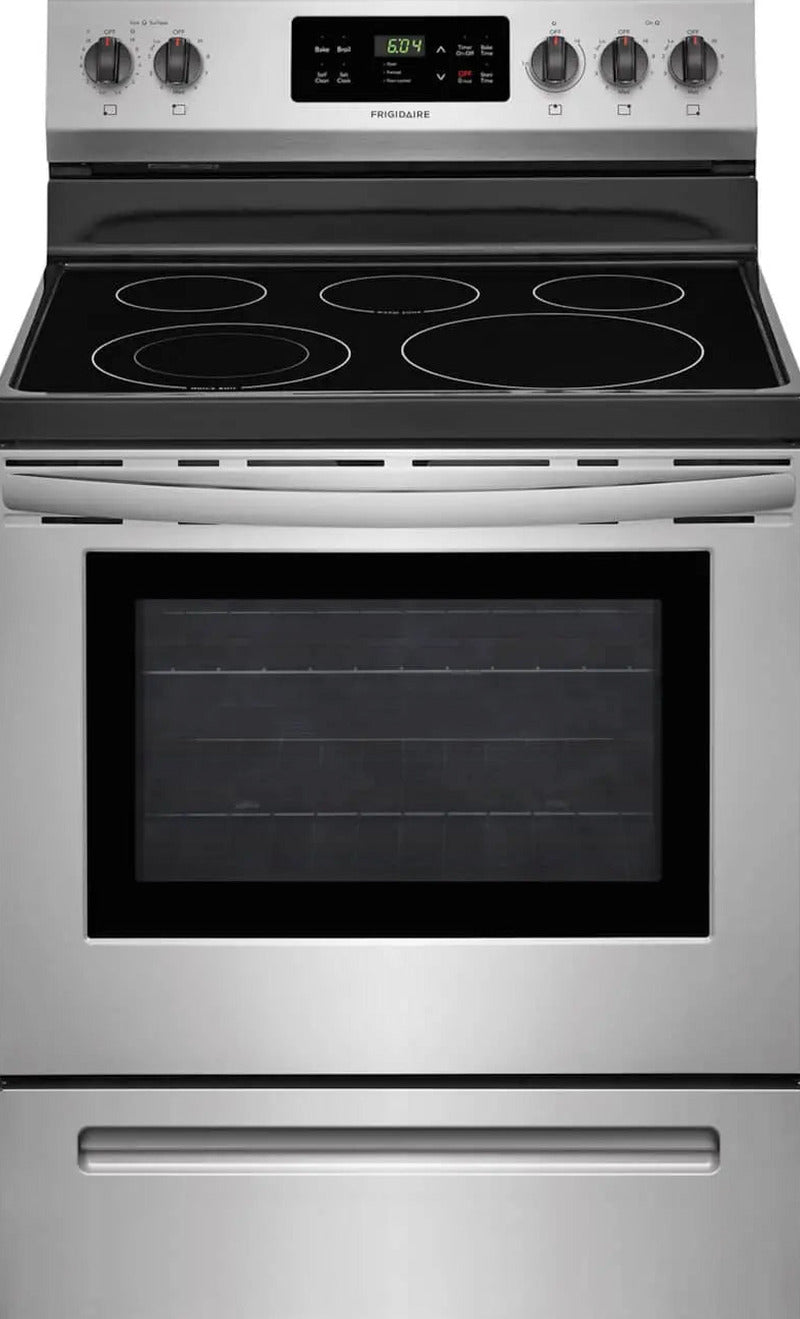 Frigidaire 30in Stainless Steel Electric Range - Freestanding Oven And Cooktop Combo