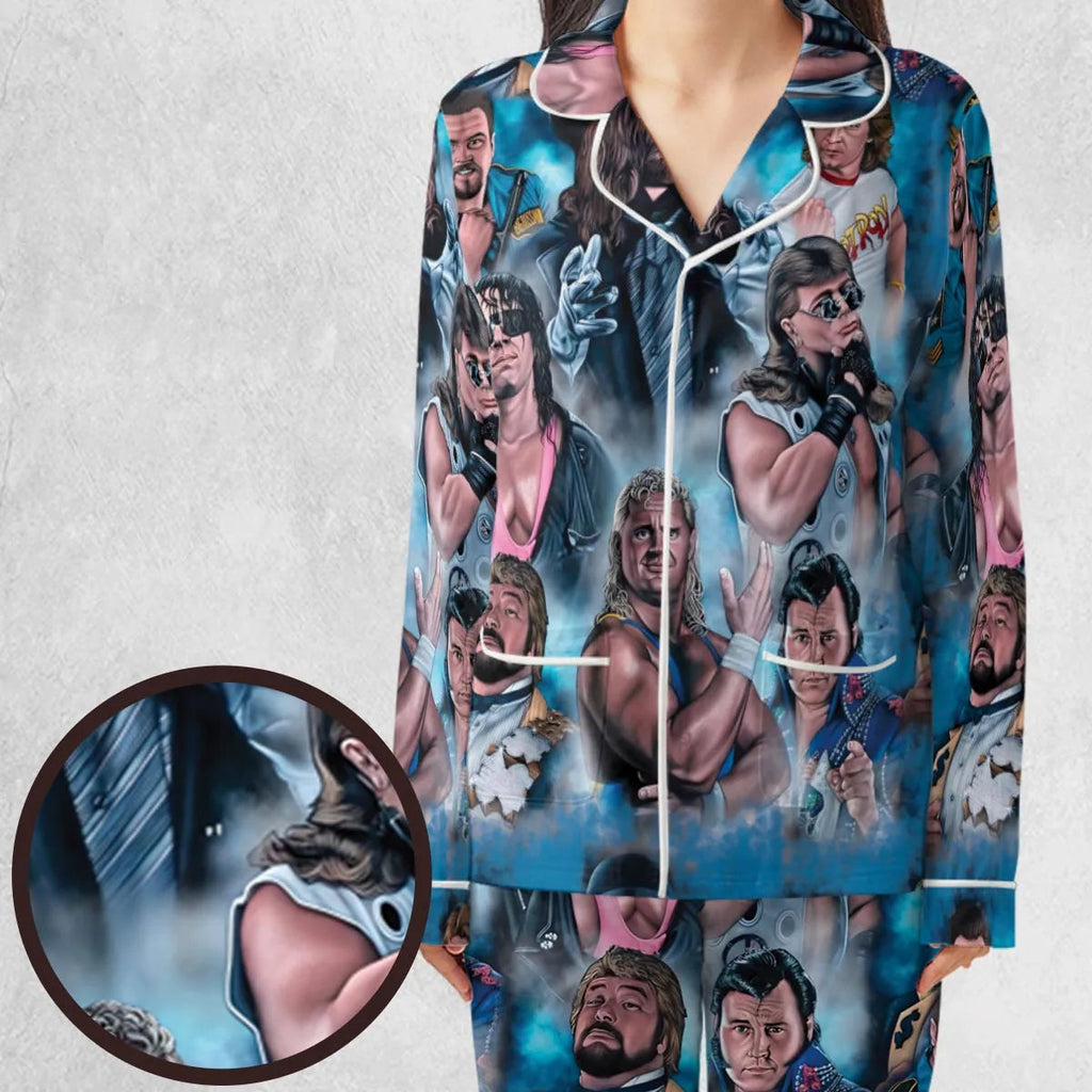 90s Wrestlers Pajamas Set
