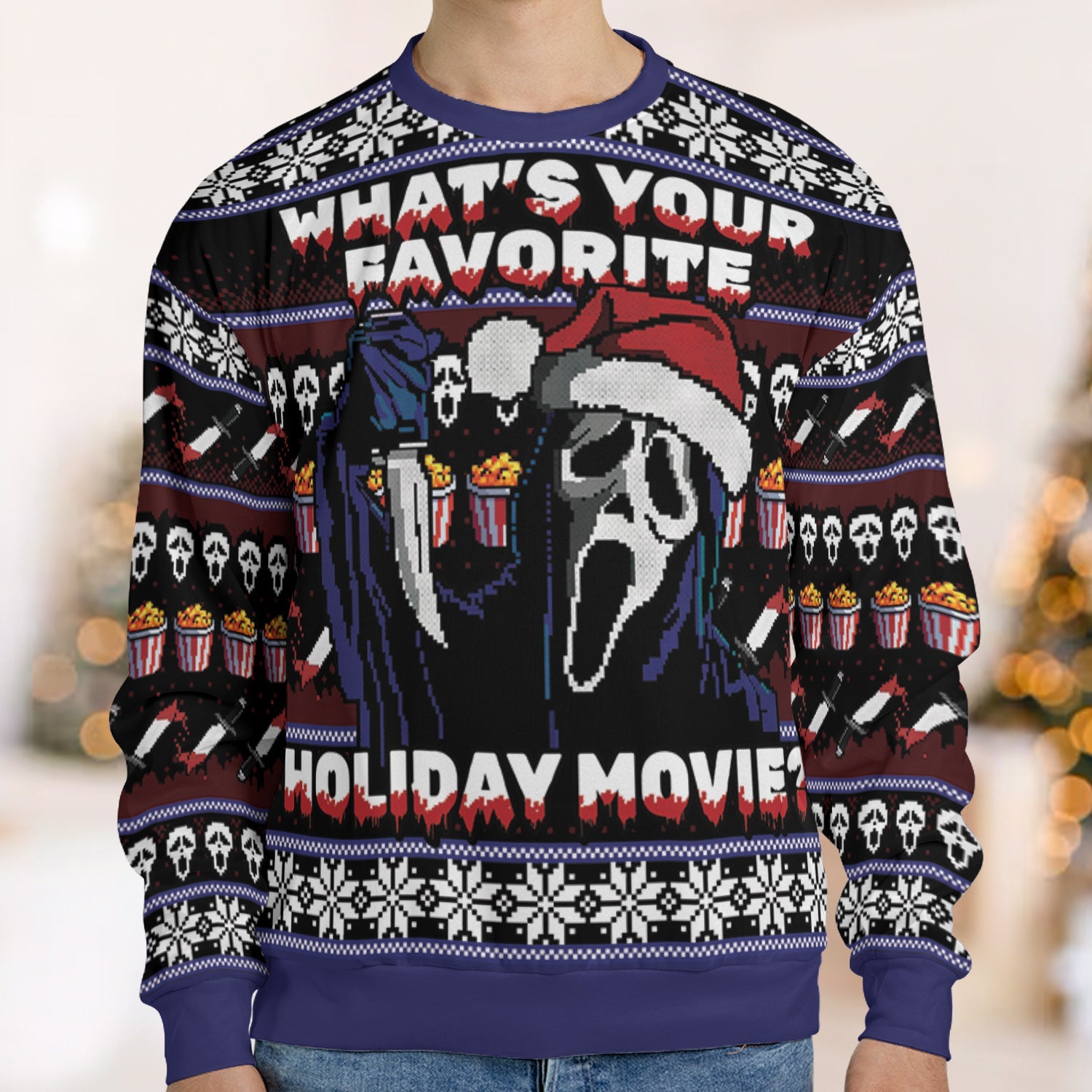 Holiday Scream Ugly Christmas Sweatshirt